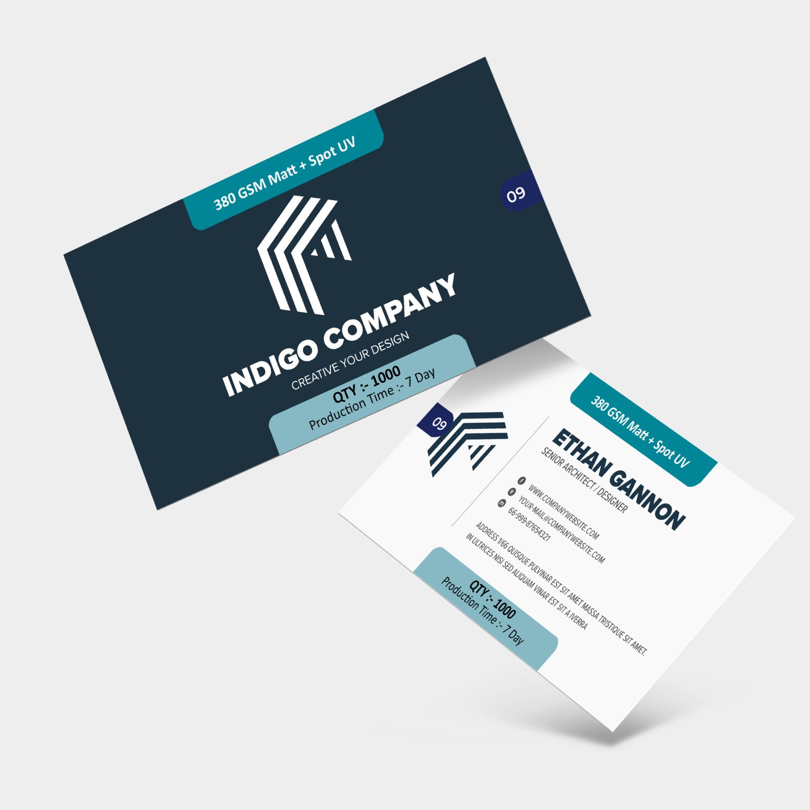 380 GSM Matt Card - Image 3
