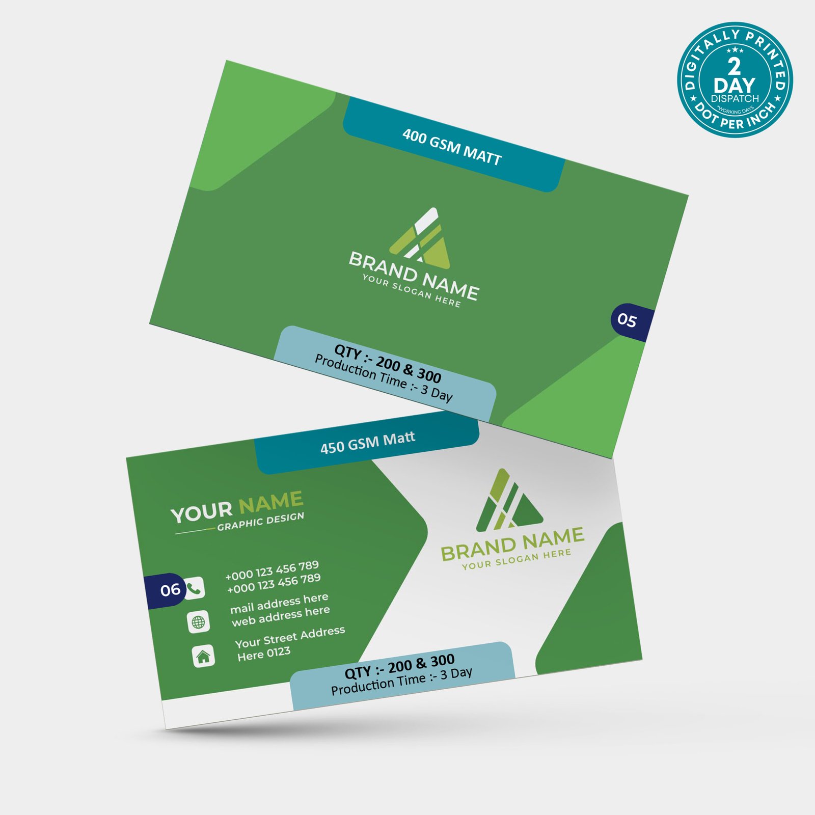 400 GSM Matt Card - Image 2