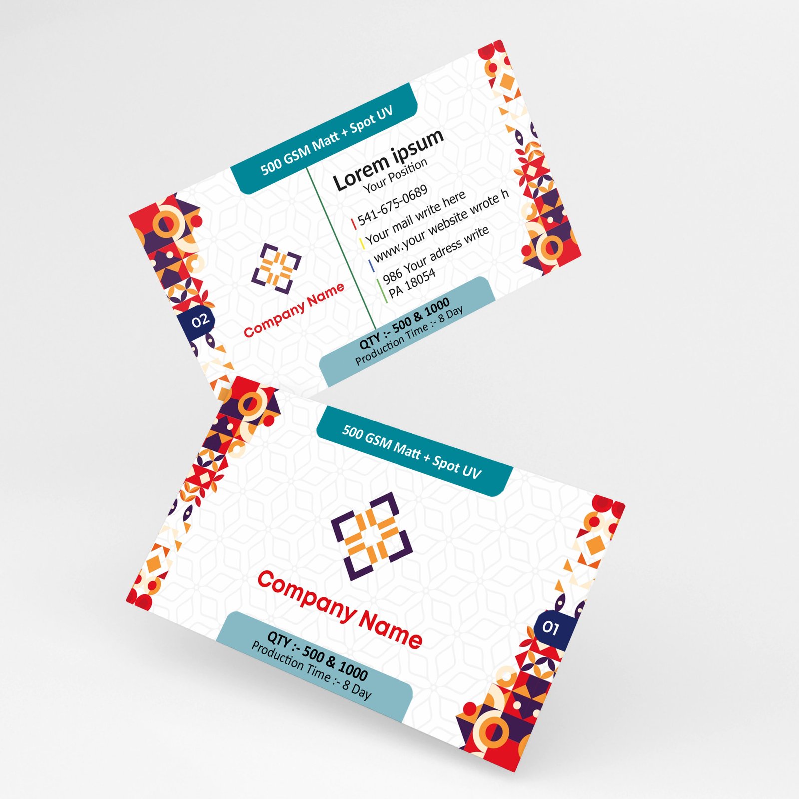 500 GSM Matt Card