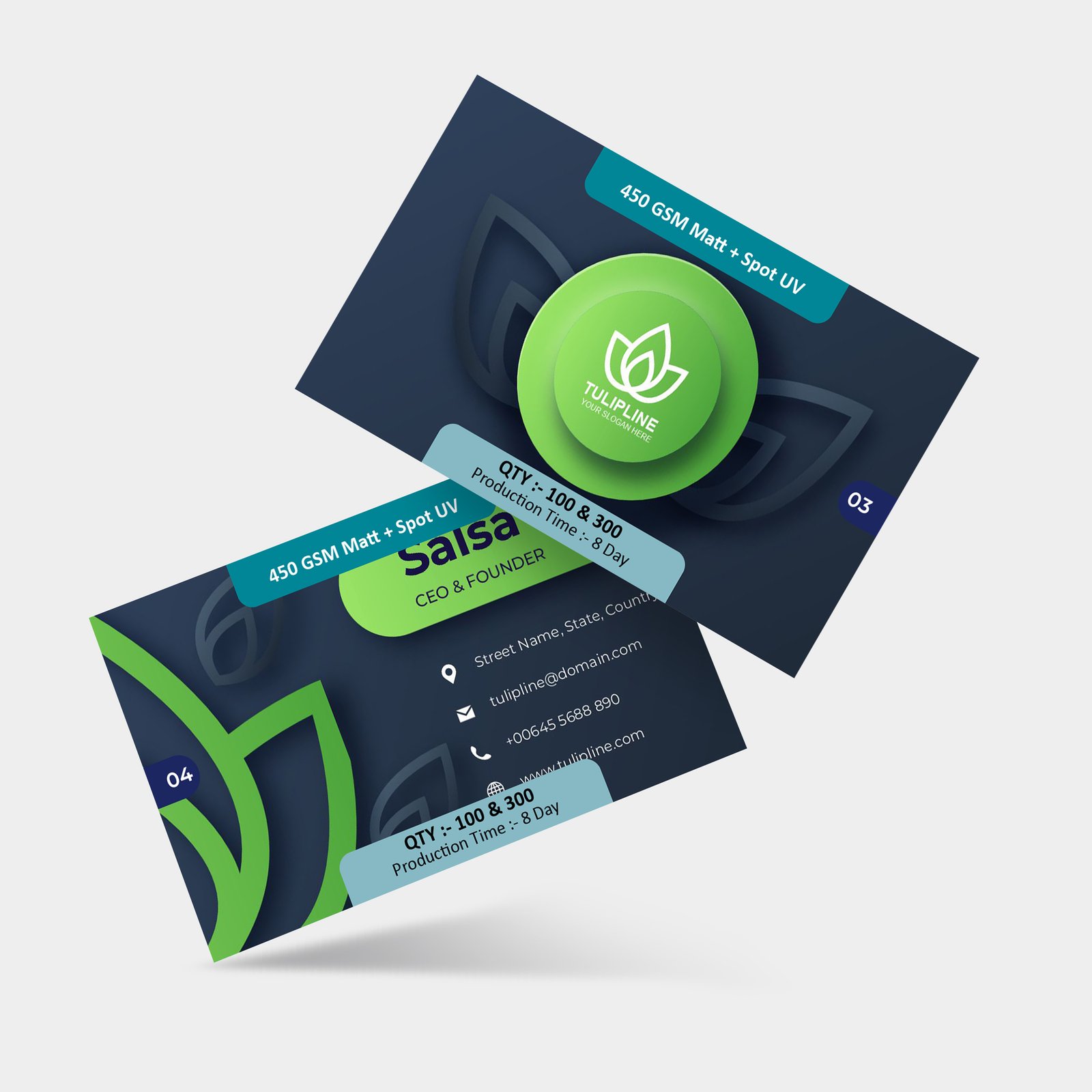 450 GSM Matt Card - Image 2