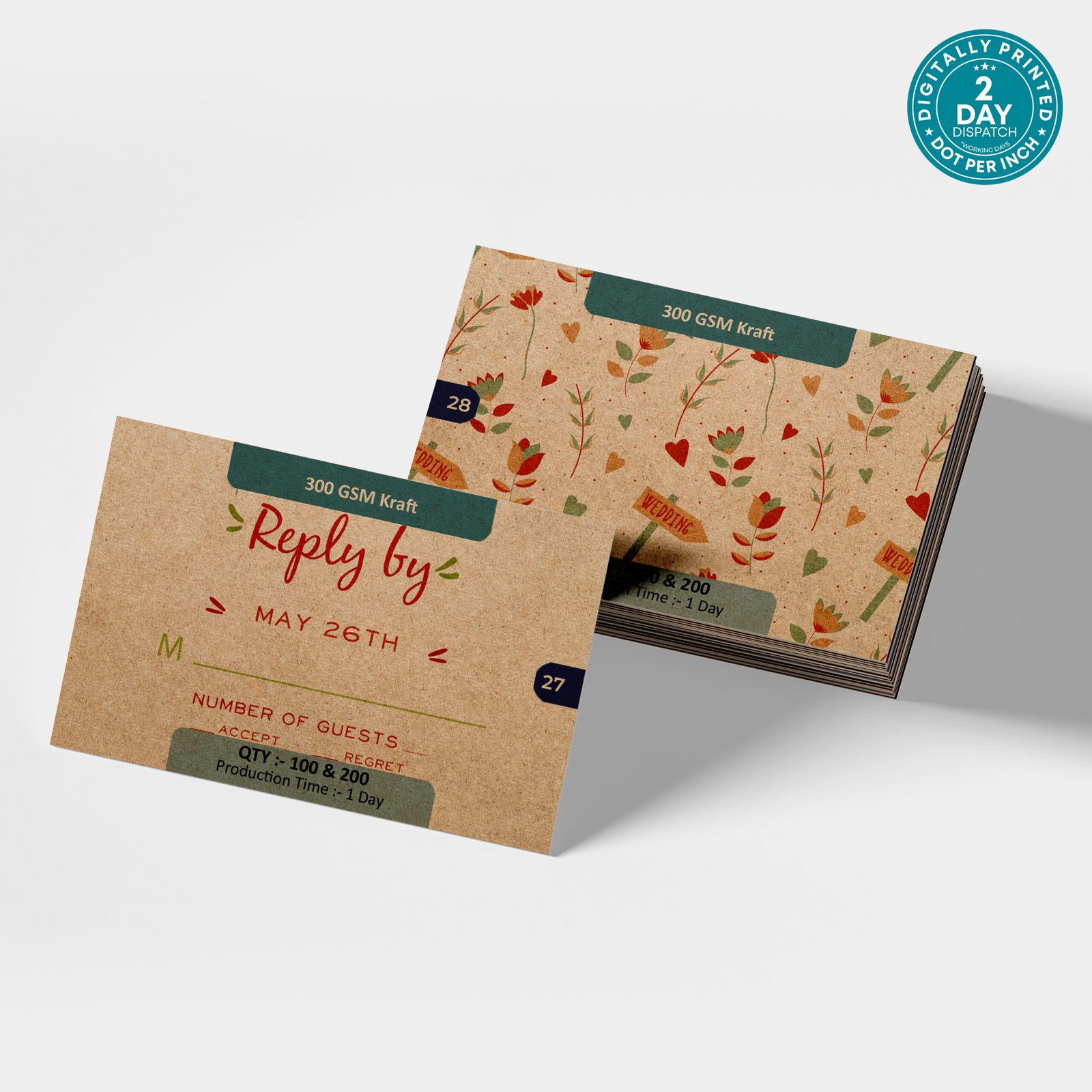 350 GSM Kraft Card - Image 3