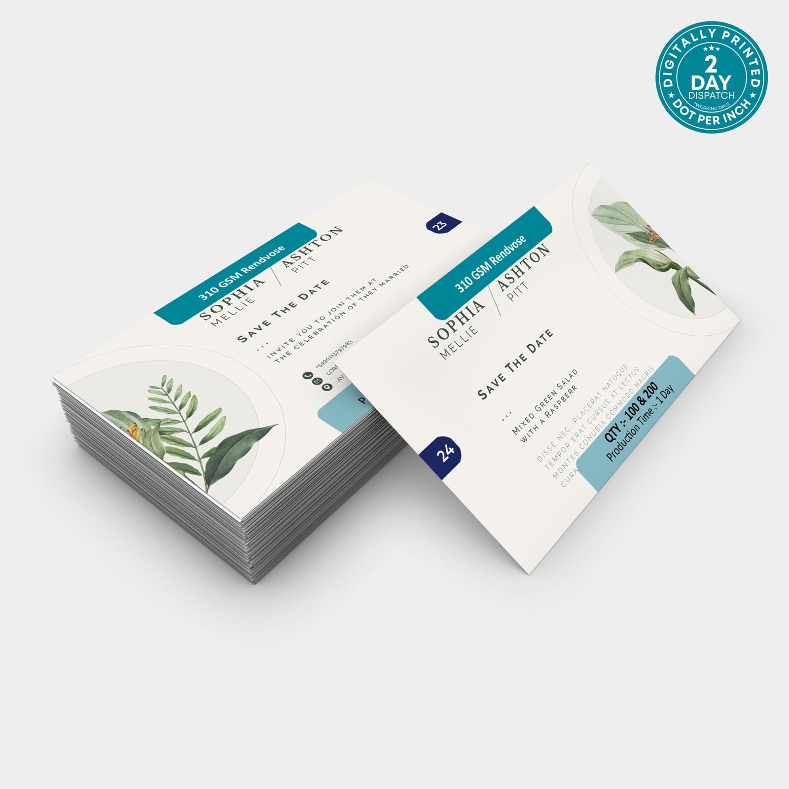 310 GSM Rendvose Card - Image 2