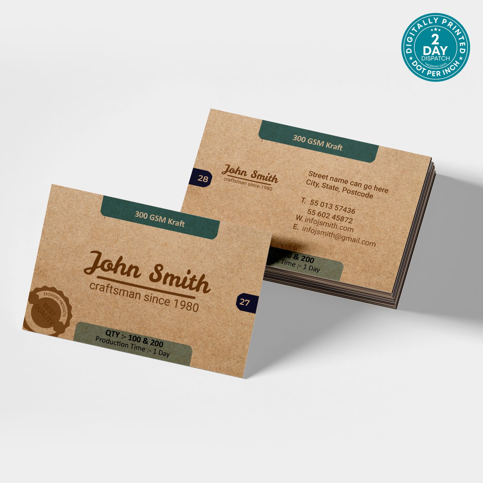 350 GSM Kraft Card - Image 2
